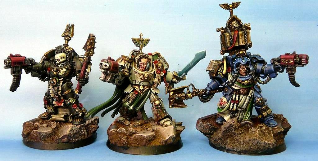 Chaplain, Dark Angels, Deathwing, Librarian Deathwing HQ Gallery